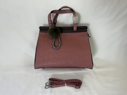 Alligator Embossed Satchel Bag